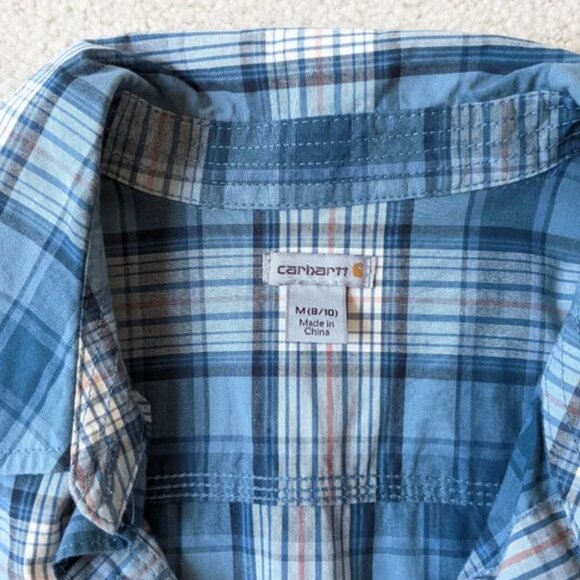 Carhartt plaid button down shirt Size medium - Picture 5 of 7
